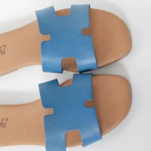 Calzaro Sandalias | Sandalia plana 7034 azul