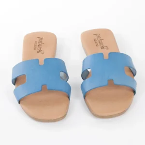 Calzaro Sandalias | Sandalia plana 7034 azul