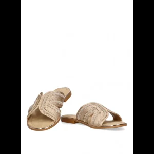 Calzaro Sandalias | Sandalia Plana 10027 Etika Punta Blanca Rosa Nude .