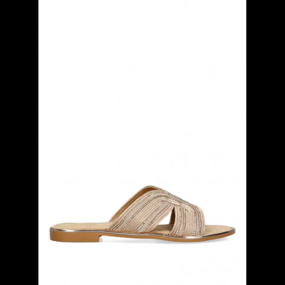 sandalia_plana__etika_pun_2.webp Calzaro Sandalias | Sandalia Plana 10027 Etika Punta Blanca Rosa Nude .
