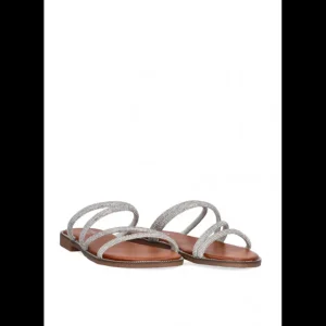 Calzaro Sandalias | Sandalia Plana 10047 Etika Tamarindo Plata .