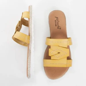 Calzaro Sandalias | Sandalia plana 5024 mostaza