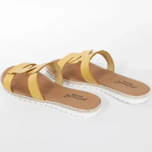 Calzaro Sandalias | Sandalia plana 5024 mostaza