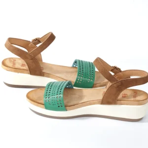 Calzaro Sandalias | Sandalia plana 277 verde