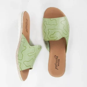 Calzaro Sandalias | Sandalia plana 5012 verde