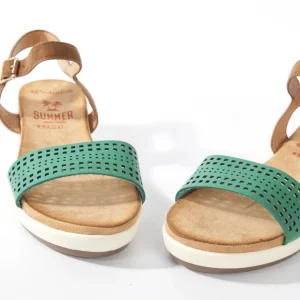 Calzaro Sandalias | Sandalia plana 277 verde