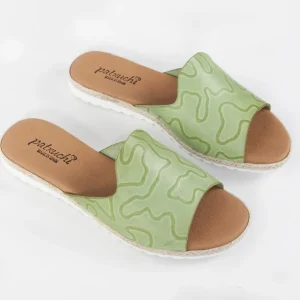 Calzaro Sandalias | Sandalia plana 5012 verde
