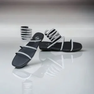 Calzaro Sandalias | Sandalia Plana Fantasía 23500 Negro