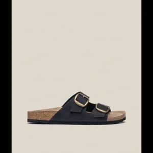 Calzaro Sandalias Bios | Sandalia Plana Granada 700 Negro
