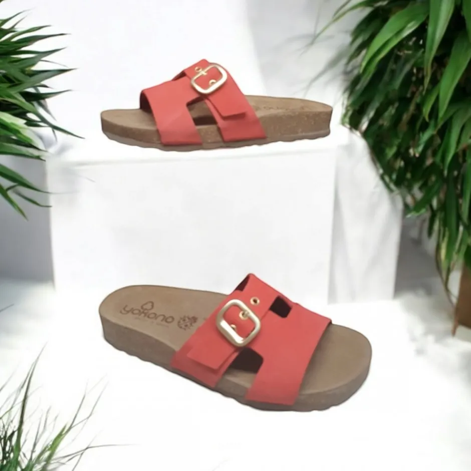 sandalia_plana_jerba__cue_4.webp Calzaro Sandalias Bios | Sandalia Plana Jerba 139 Cuero, Coral.