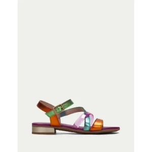 Calzaro Sandalias | Sandalia Plana Lena 243367 Multi-Metal.