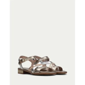 Calzaro Sandalias | Sandalia Plana Lena 243367 Oro-Plata.