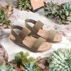 Calzaro Sandalias Bios | Sandalia Plana Manacor 001 Trebol Verde.