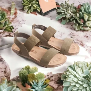 Calzaro Sandalias Bios | Sandalia Plana Manacor 001 Trebol Verde.