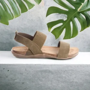 Calzaro Sandalias Bios | Sandalia Plana Manacor 001 Trebol Verde.