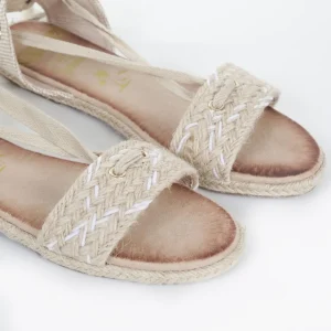 Calzaro Sandalias | Alpargatas | Sandalia Plana Yute 665 Natural