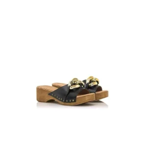 Calzaro Zuecos | Sandalia Tacón 51575 Elois Negro