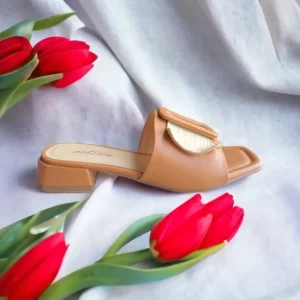 Calzaro Zapatos De Tac贸n | Sandalia Tacón 23058 Pala Hebilla Cuero