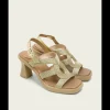 Calzaro Sandalias | Sandalia Tacón Alto 3072 Platino Lada