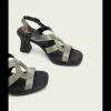 Calzaro Sandalias | Sandalia Tacón Alto 3072 Plomo Lada
