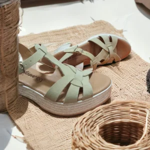 Calzaro Sandalias | Sandalia Tacón Ancho y Plataforma 32403 Taupe