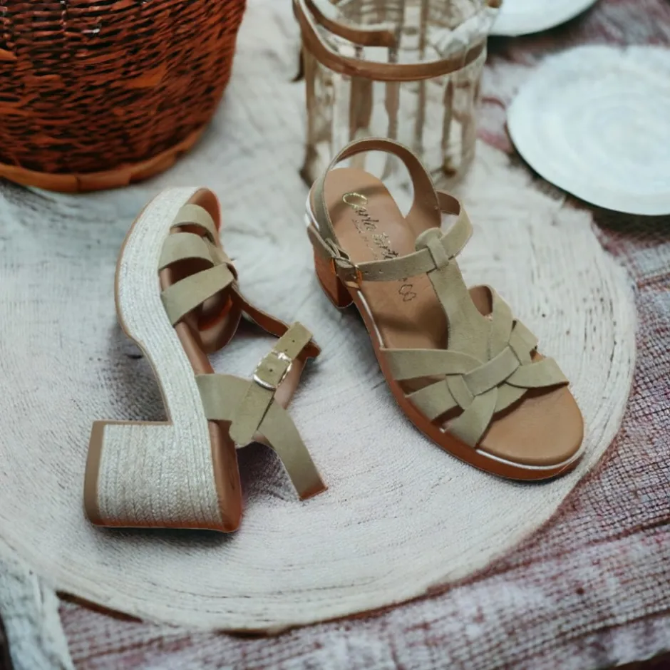 sandalia_tacn_ancho_y_pla_3.webp Calzaro Sandalias | Sandalia Tacón Ancho y Plataforma 32403 Taupe