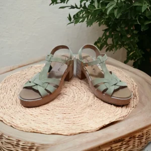 Calzaro Sandalias | Sandalia Tacón Ancho y Plataforma 32403 Taupe