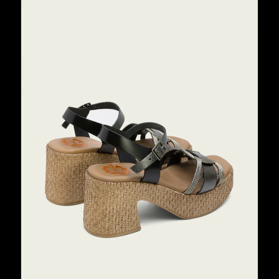 sandalia_tacn_piel__y_tex_4-1.webp Calzaro Sandalias | Sandalia Tacón Piel 3061 y Textil Negro Plomo Jana .