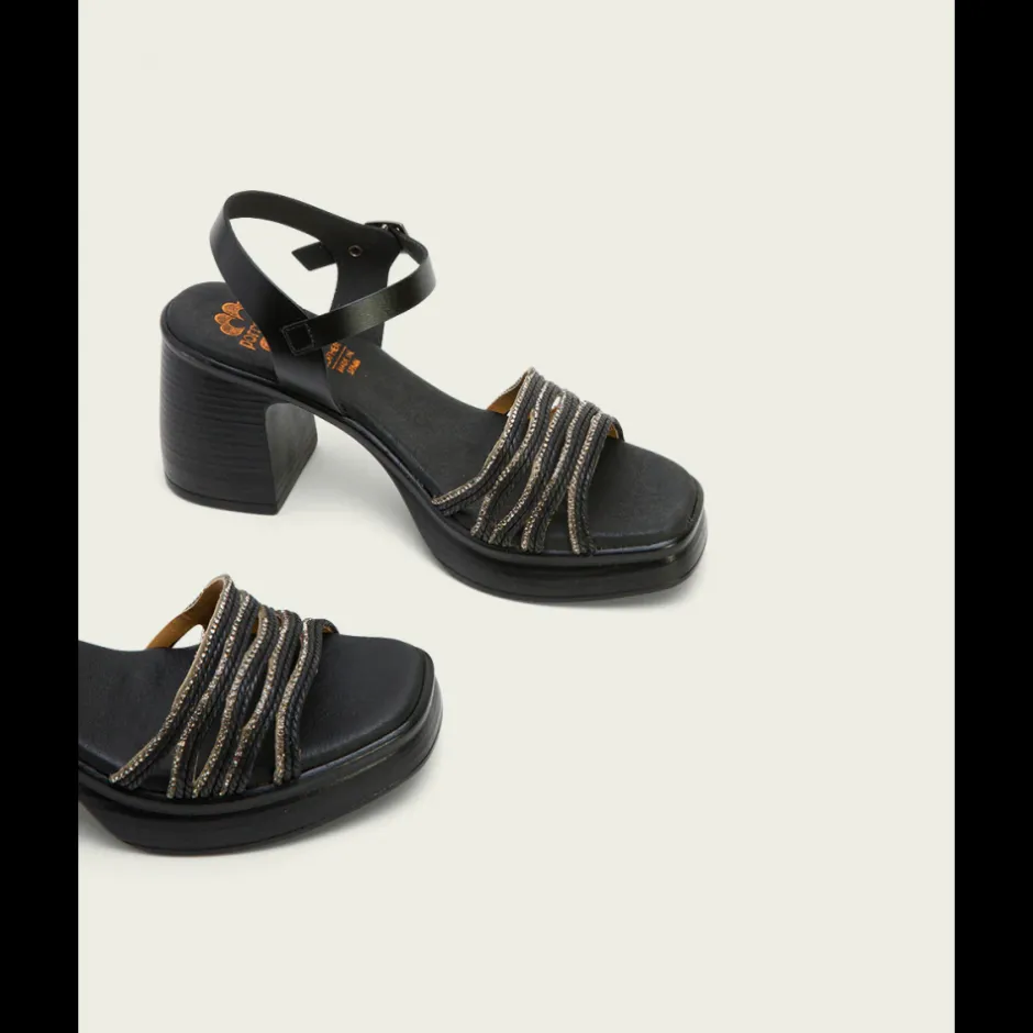 sandalia_tacn_piel__y_tex_5-2.webp Calzaro Sandalias | Sandalia Tacón Piel 3055 y Textil Negro Ilka .
