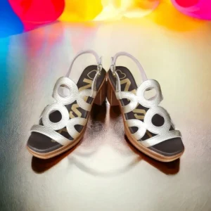 Calzaro Sandalias | Sandalia Tacón Sport  398322335 Oro Platino.
