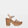 Calzaro Sandalias | Sandalia Tacón Sport Katya Natural Beige