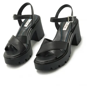 Calzaro Sandalias | Sandalias | Sandalia Tacón Sport Saba 53403 Negra.