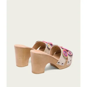 Calzaro Zuecos | Sandalias | Sandalia Tacón Yute Colores Gladis 2885.