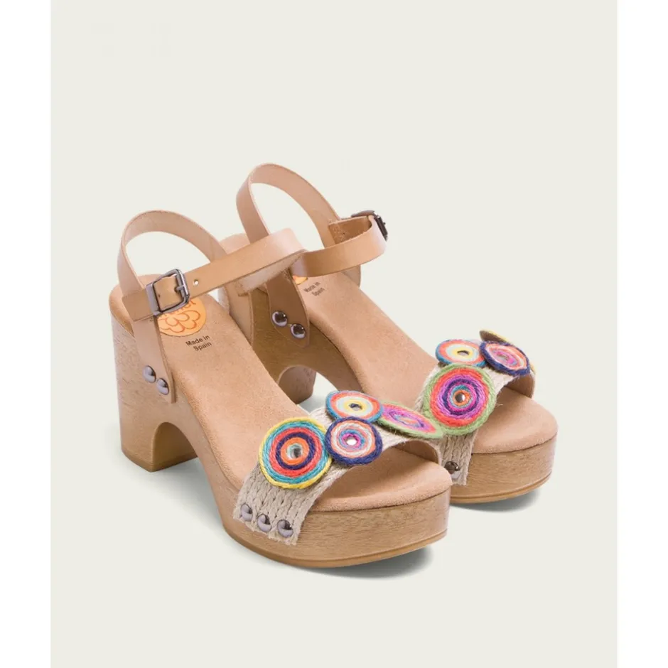 sandalia_tacn_yute_colore_1.webp Calzaro Zuecos | Sandalia Tacón Yute Colores Gisela 2886.
