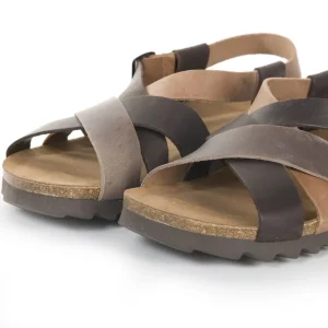 Calzaro Sandalias | Sandalias Bios 9537 Moka, Cuero, Pardo.