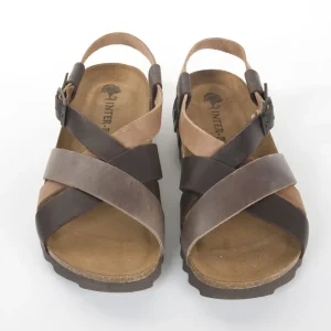 Calzaro Sandalias | Sandalias Bios 9537 Moka, Cuero, Pardo.