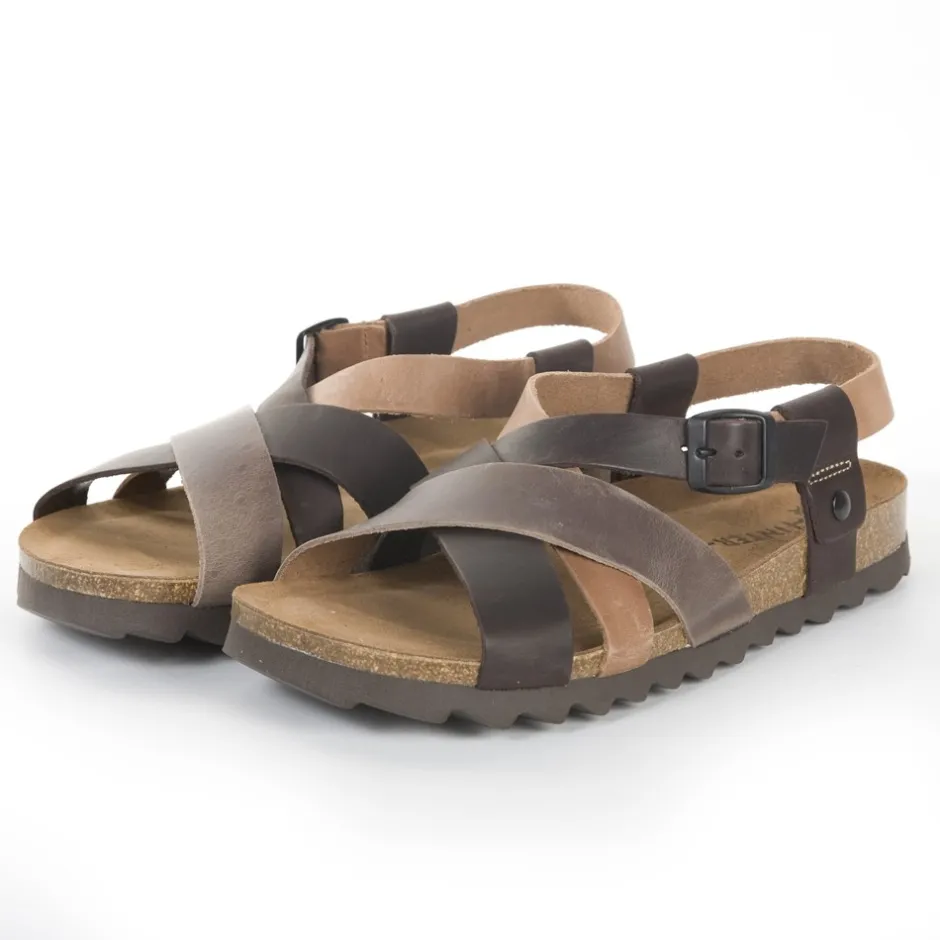 sandalias_bios__moka_cuer_3.webp Calzaro Sandalias | Sandalias Bios 9537 Moka, Cuero, Pardo.