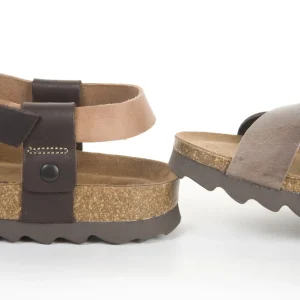 Calzaro Sandalias | Sandalias Bios 9537 Moka, Cuero, Pardo.