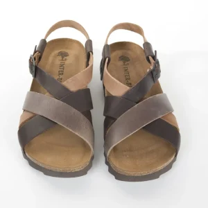 Calzaro Sandalias | Sandalias Bios 9537 Moka, Cuero, Pardo.