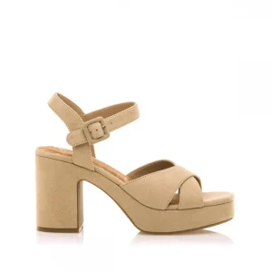 Calzaro Zapatos De Tac贸n | Sandalias de Tacón 50655 Britt  Beige.