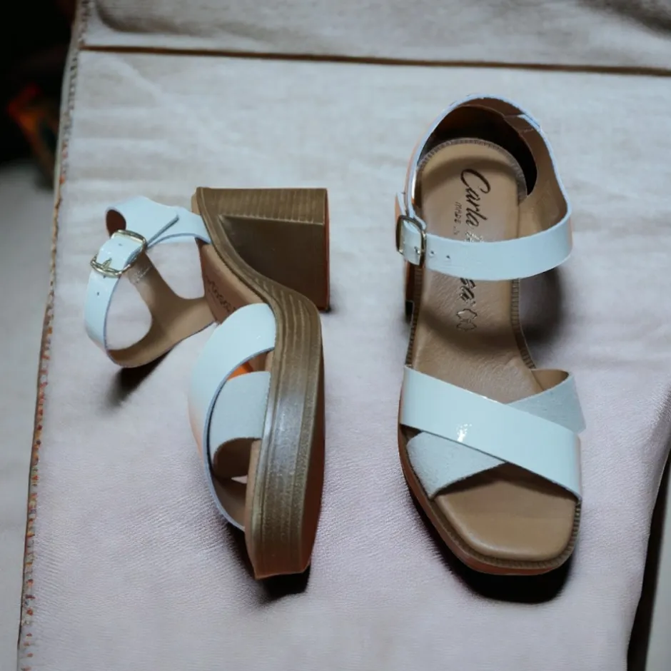 sandalias_de_tacn__charol_5.webp Calzaro Sandalias | Sandalias de Tacón 78045 Charol Blanco Hielo.