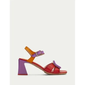 Calzaro Zapatos De Tac贸n | Sandalias Tacón 243272 Mallorca Rojo, Violet, Naranja.