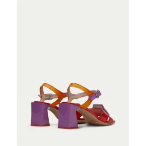 Calzaro Zapatos De Tac贸n | Sandalias Tacón 243272 Mallorca Rojo, Violet, Naranja.
