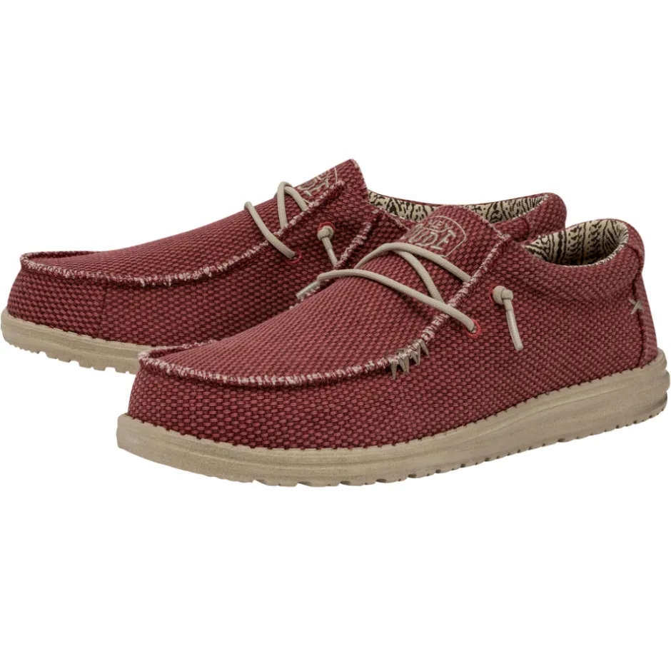 zapatilla_cordones_casual_0-8.webp Calzaro Deportivas Casual | Zapatilla Cordones Casual 40003 Braided Rojo