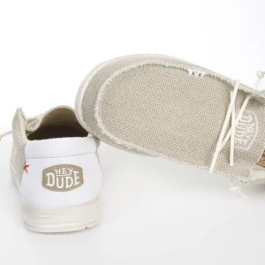 Calzaro Deportivas Casual | Zapatilla Cordones Casual 40003 Braided Beige Off White