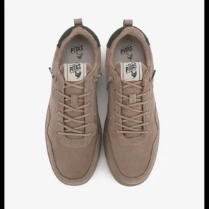 Calzaro Zapatos Con Cordones | Deportivas Casual | Zapatilla KUME Beige.