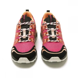 Calzaro Deportivas | Casual | Zapatillas Deportivas 60451 Cyclone Fucsia, Negro y Naranja.