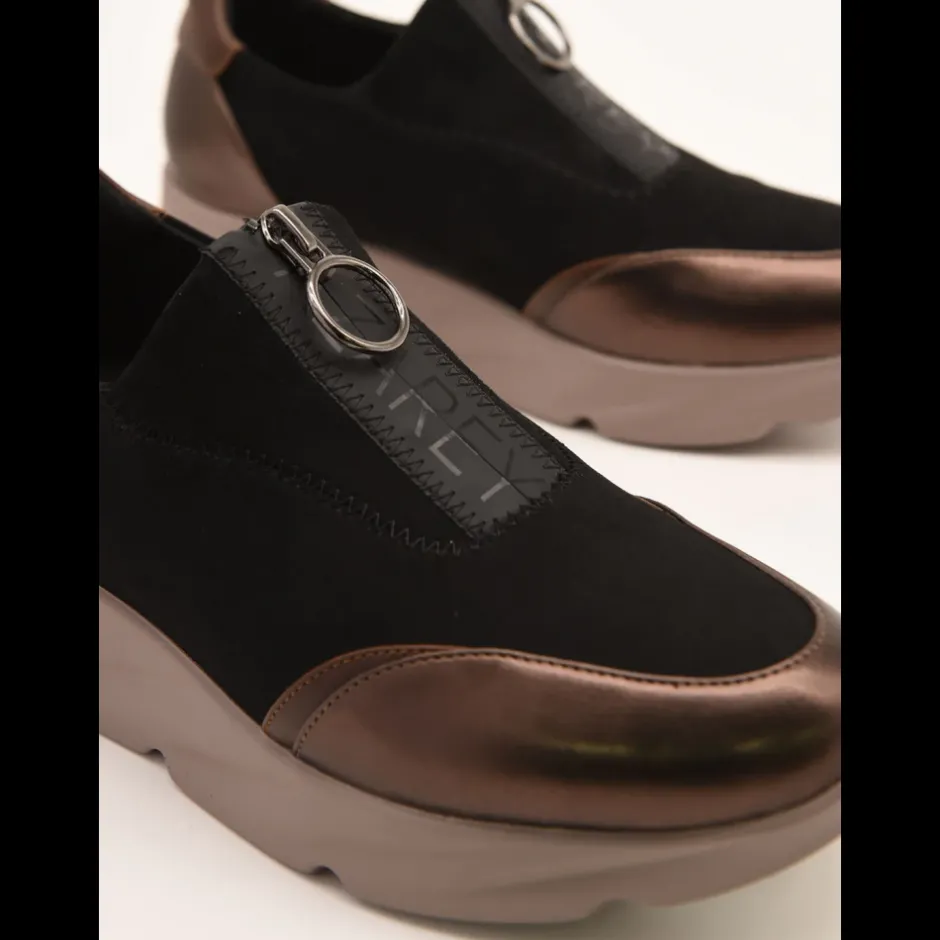 zapatillas_deportivas_h_n_0.webp Calzaro Zapatos Con Cordones | Casual | Zapatillas Deportivas 494H864 Negras con Cierre Cremallera