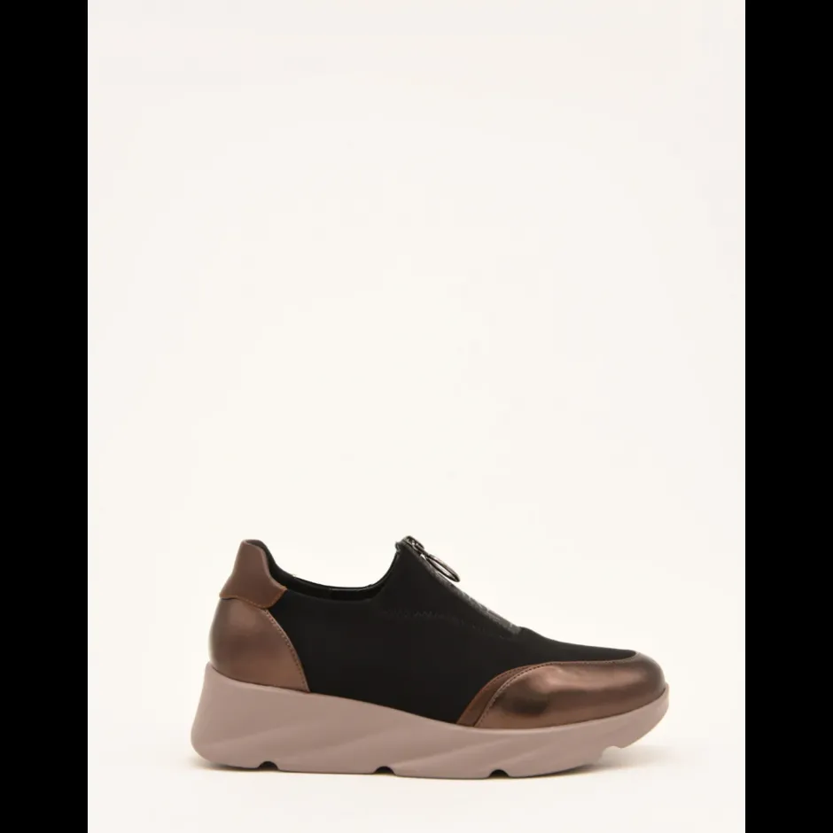 zapatillas_deportivas_h_n_5.webp Calzaro Zapatos Con Cordones | Casual | Zapatillas Deportivas 494H864 Negras con Cierre Cremallera