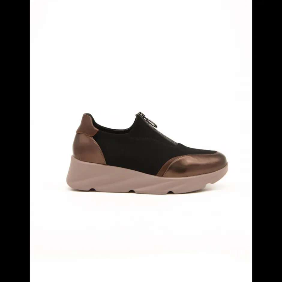 zapatillas_deportivas_h_n_6.webp Calzaro Zapatos Con Cordones | Casual | Zapatillas Deportivas 494H864 Negras con Cierre Cremallera